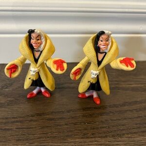 Vtg 1991 Cruella DeVille
McDonald's Action Figure Disney
101 Dalmatians 2pk